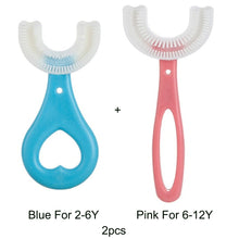 Load image into Gallery viewer, 360 Degree U-shaped Child Toothbrush