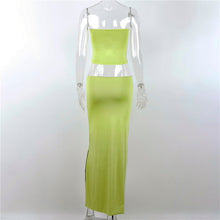 Load image into Gallery viewer, Strapless Crop Top And Skirt Set