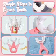 Load image into Gallery viewer, 360 Degree U-shaped Child Toothbrush