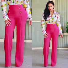Load image into Gallery viewer, High Waisted long trousers