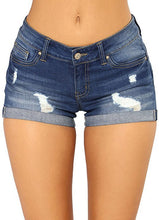 Load image into Gallery viewer, Ripped Short Jeans