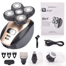 Load image into Gallery viewer, 5 In 1 4D Men Electric Shaver