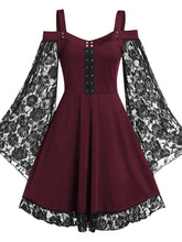 Load image into Gallery viewer, Gothic Vintage Lace Dresses
