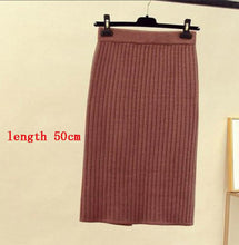 Load image into Gallery viewer, Knitted Half-length Skirt