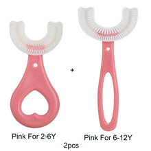 Load image into Gallery viewer, 360 Degree U-shaped Child Toothbrush