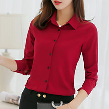Load image into Gallery viewer, Button Up Office Long Sleeve