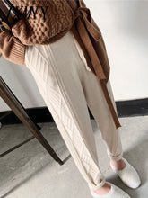 Load image into Gallery viewer, Drawstring  Knitted Pants